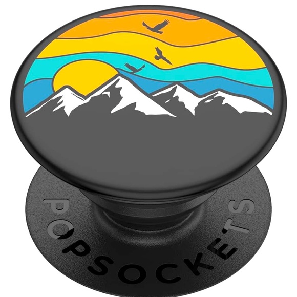 Pop Socket retractable phone holder for iPhone or Android mountain air NIB - Picture 1 of 3